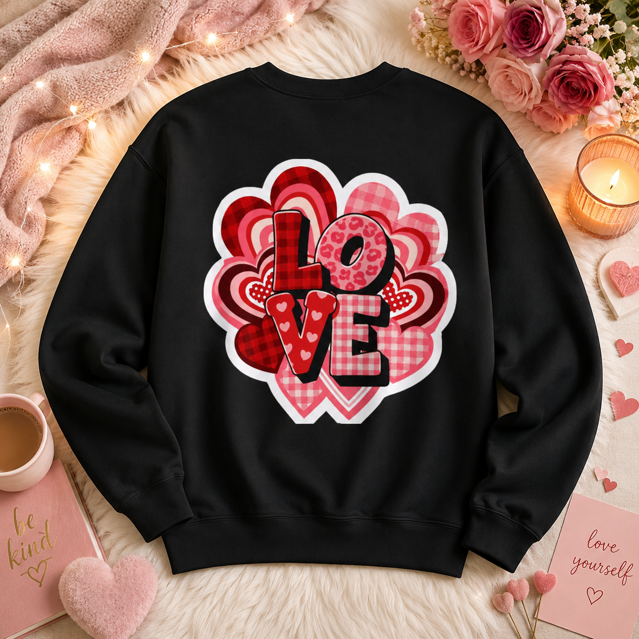 Loads of Love Sweatshirt — Valentine’s Tractor Love Crewneck