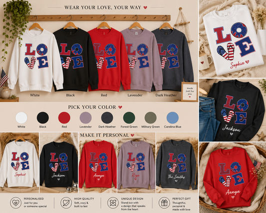 Sweatshirt — Joyful Heart "Love You More" Crewneck