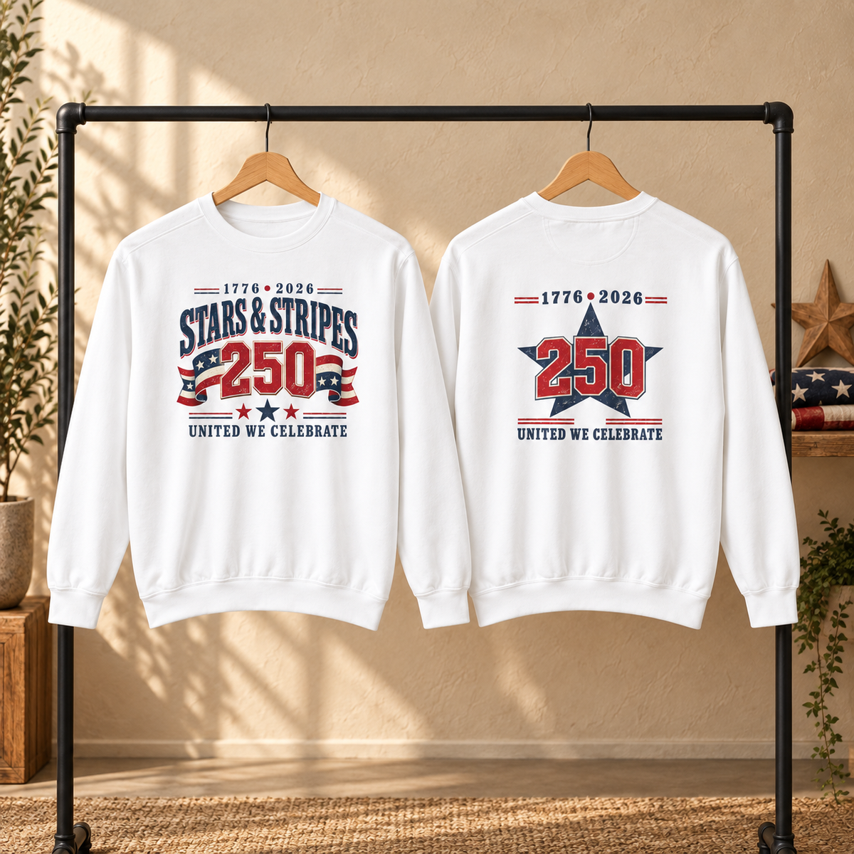 Stars & Stripes 250 Crewneck