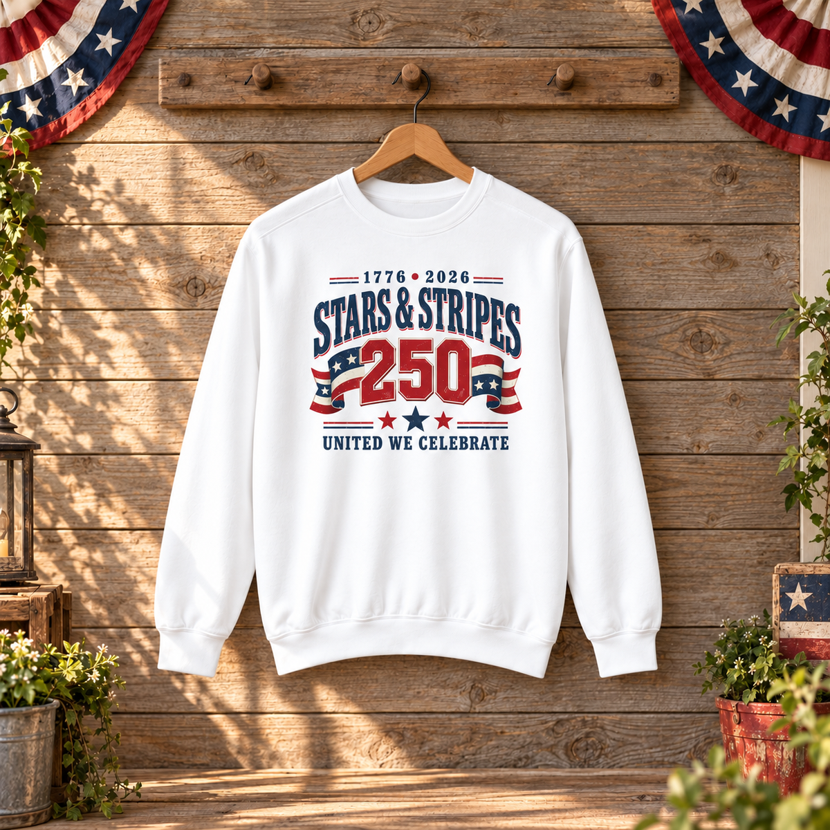 Stars & Stripes 250 Crewneck