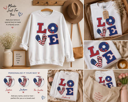 Sweatshirt — Joyful Heart "Love You More" Crewneck